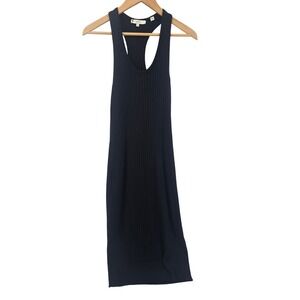 sachin and babi light blue dress Corded Lace Back Dress with Chiffon Overlay